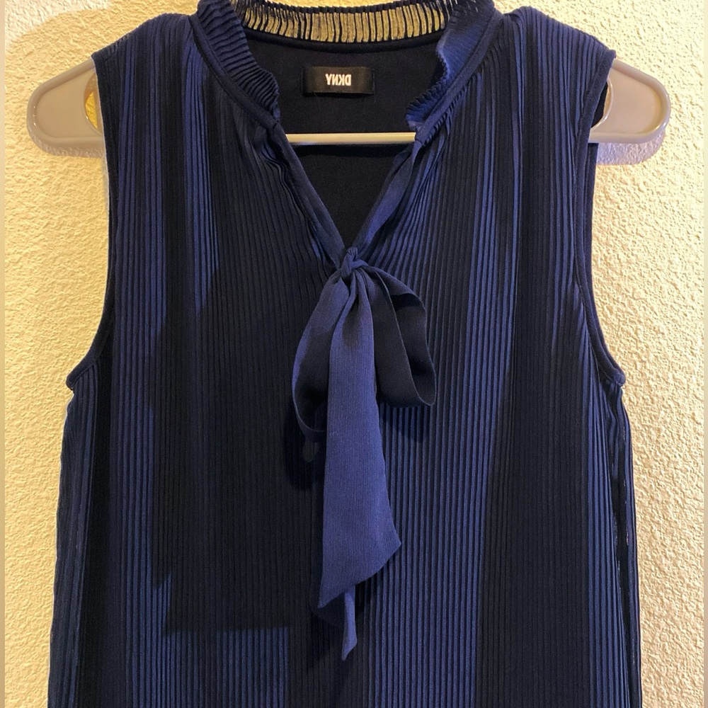 DKNY Navy Chiffon Cocktail dress